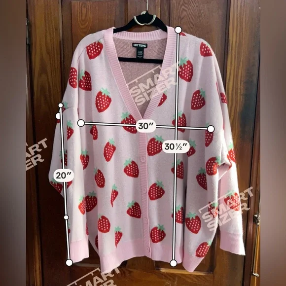 3X - Hot Topic Button-Front Cardigan - Picture 3 of 6